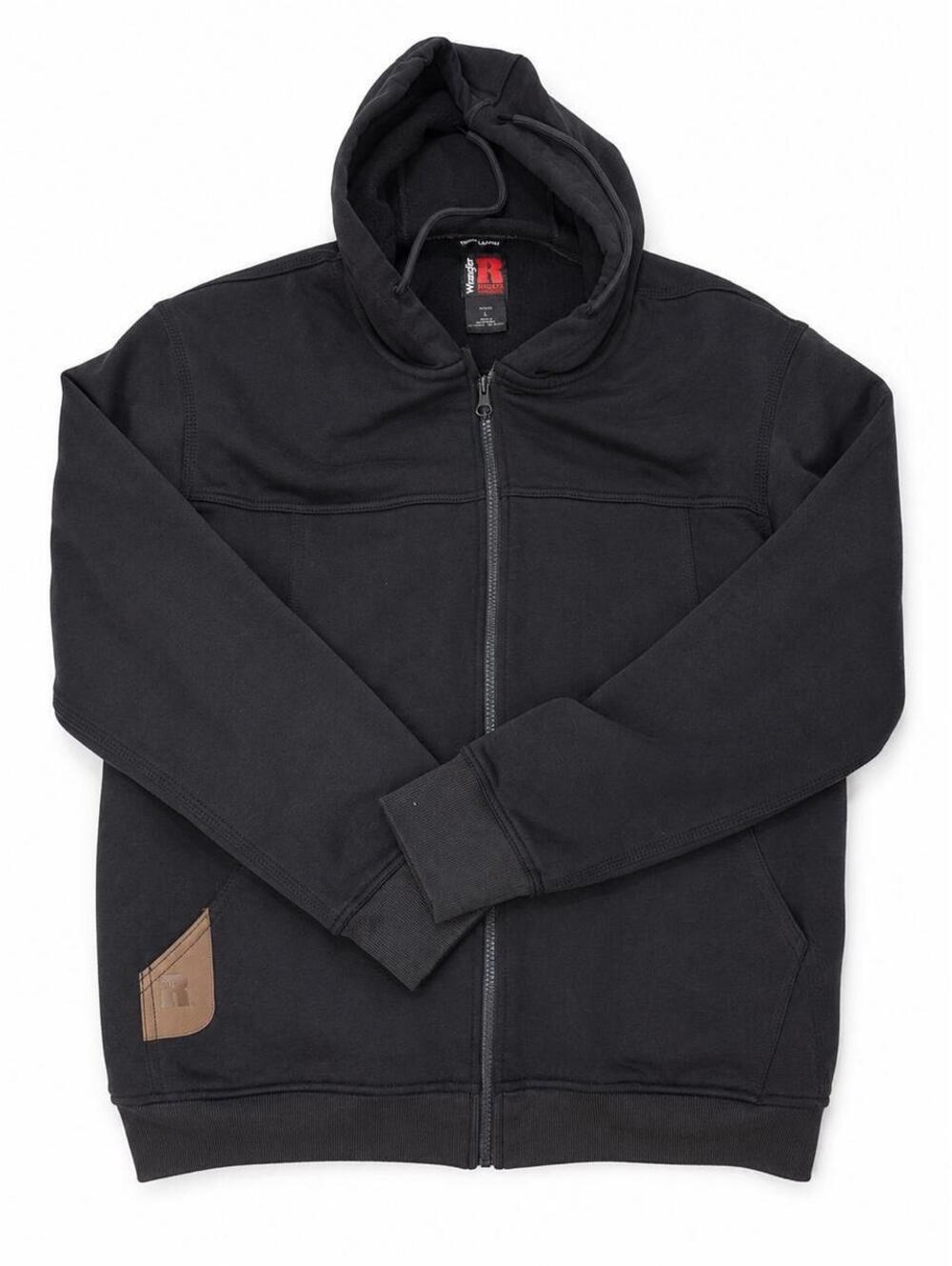 Wrangler Black Zip Up Hoodie